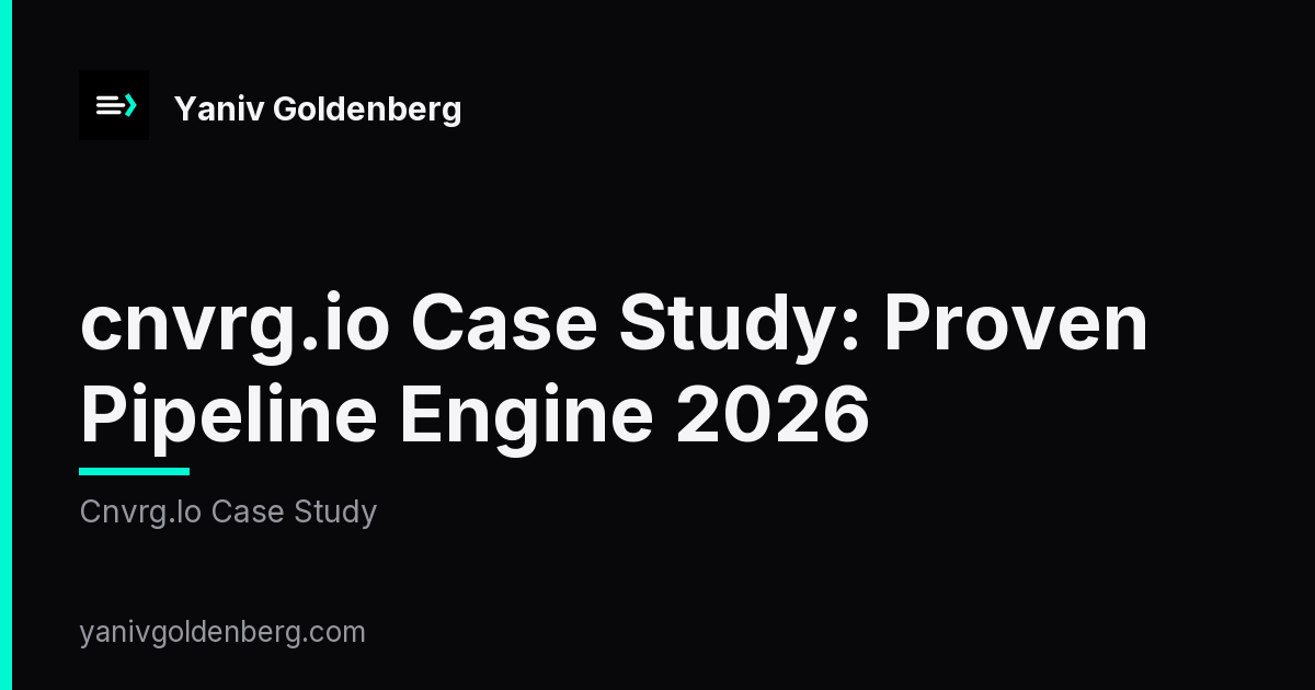 cnvrg.io case study - cnvrg.io Case Study: Proven Pipeline Engine 2026