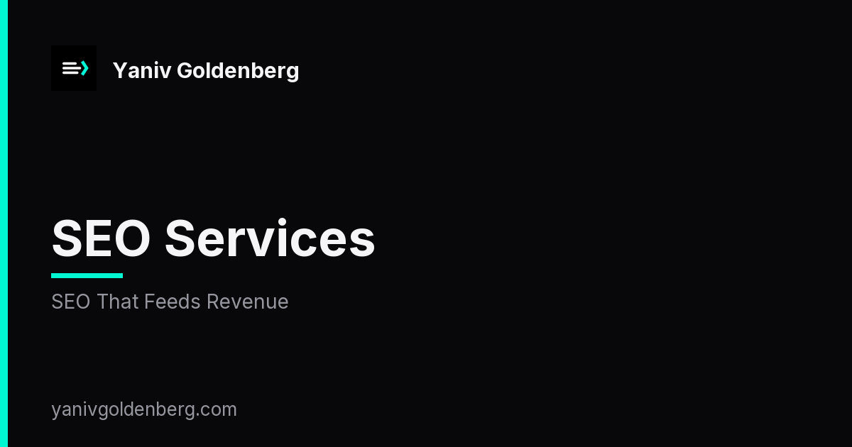 SEO Services - SEO That Feeds Revenue