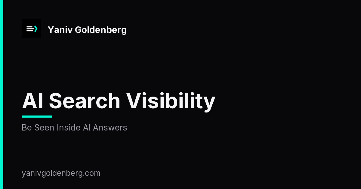 AI Search Visibility - Be Seen Inside AI Answers